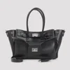 Balenciaga Black Bel Air Carry Tote In Black