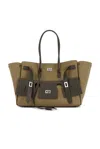 Balenciaga Bel Air Canvas Medium Carry All Bag