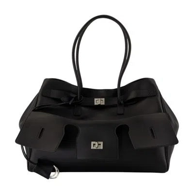 Balenciaga Bel Air Carry All Medium Purse In Black