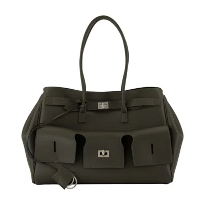 Balenciaga Bel Air Carry All Medium Purse In Black