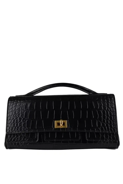 Balenciaga Bel Air Clutch Bag In Black