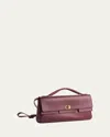 Balenciaga Bel Air Flap Leather Shoulder Bag In Bordeaux
