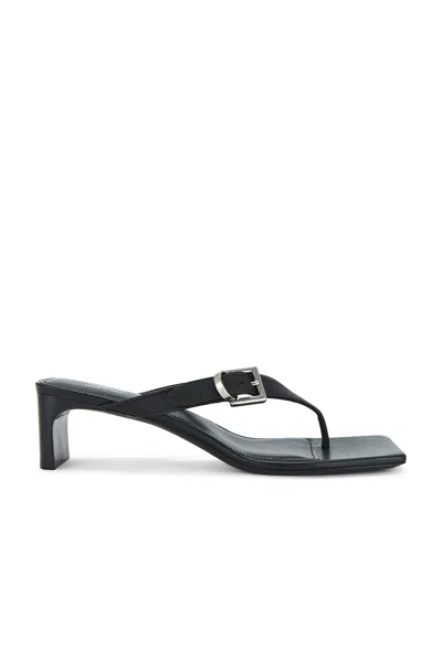 Balenciaga Bel Air Buckled Leather Sandals In Black