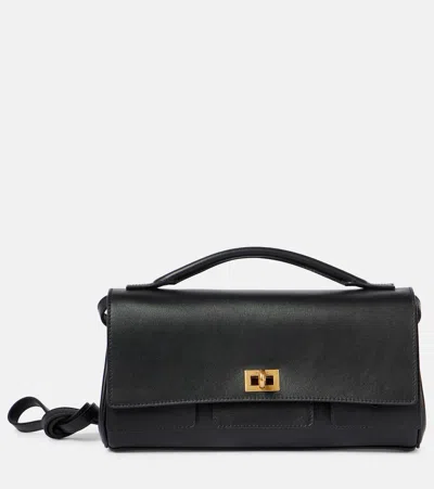BALENCIAGA BEL AIR LEATHER CROSSBODY BAG