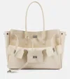Balenciaga Bel Air Medium Leather Tote Bag In Neutrals