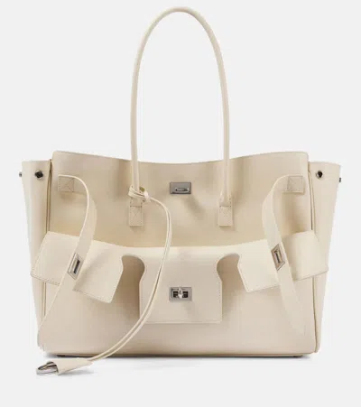 BALENCIAGA BEL AIR MEDIUM LEATHER TOTE BAG