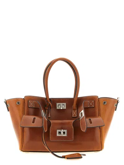 Balenciaga Bel Air Mini Handbag In Brown