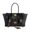 Balenciaga Mini Leather Bel Air Carry All Tote Bag In Black