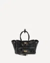 Balenciaga Crocodile-effect Top-handle Shoulder Bag In Black