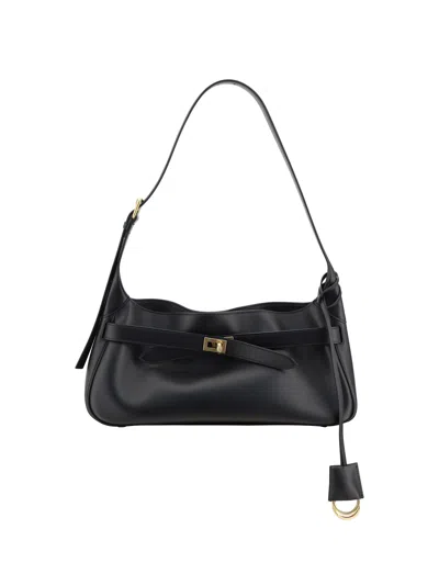 Balenciaga Bel Air Piccola Small Leather Crossbody Bag In Black