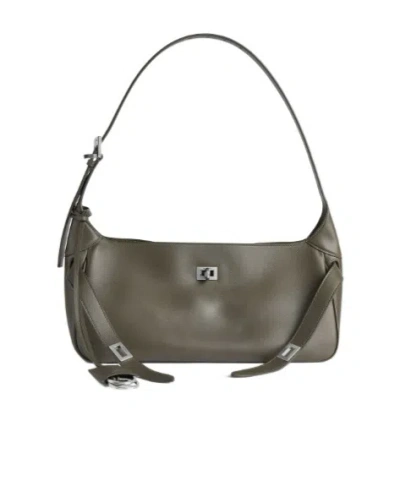 Balenciaga Bel Air Shoulder Bag In Brown