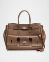 Balenciaga Bel Air Small Carryall In Brown
