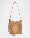 Balenciaga Bel Air Small Shoulder Bag In Latte