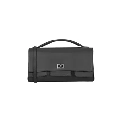 Pre-owned Balenciaga Bel Air Small Leather Clutch Bag 'grey' | Women's Size Onesize In Gray