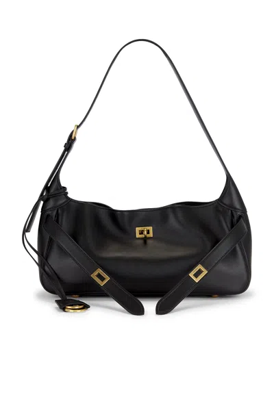 Balenciaga Small Bel Air Shoulder Bag In Black