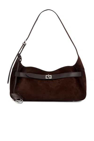 Balenciaga Bel Air Small Suede Shoulder Bag