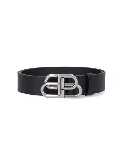 Balenciaga Belt "bb" In Green