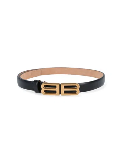 Balenciaga Belt "bolero Bb" In Black