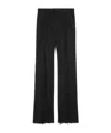 Balenciaga Tailored Flared Pants With Clean Waistband In Black