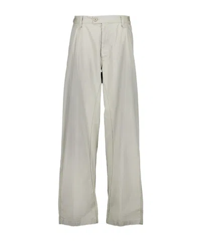 Balenciaga Belt-loop Casual Pants In Gray