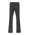 Balenciaga Tailored Pinstripe Trousers Featuring Pockets In Gray