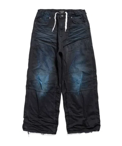 Balenciaga Belt-loop Jeans In Black