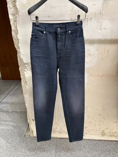 Balenciaga Belt Loop Jeans In Blue