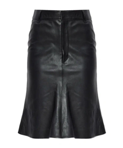 Balenciaga Belt Loop Skirt In Black