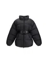 Balenciaga Women Belted Hourglass Short Puffer In Black