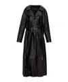 Balenciaga Black Leather Jacket In Black
