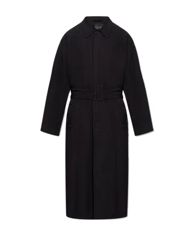 BALENCIAGA BALENCIAGA BELTED MID-LENGTH TRENCH COAT