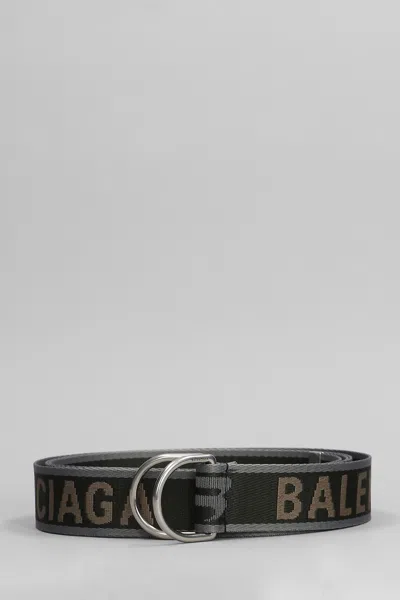 Balenciaga Belts In Khaki Polyester