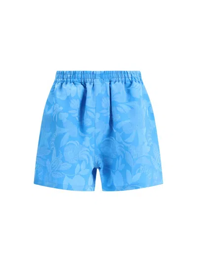 Balenciaga Bermuda Shorts In Blue