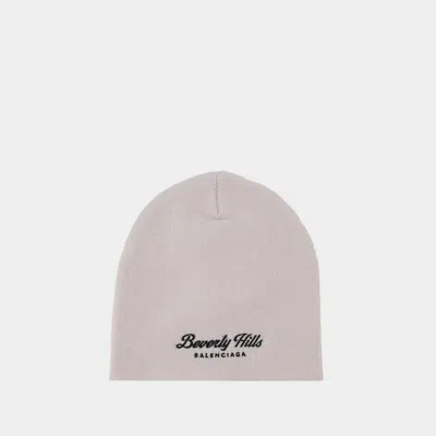 BALENCIAGA BONNET BEVERLY HILLS - BALENCIAGA - LAINE - BLANC