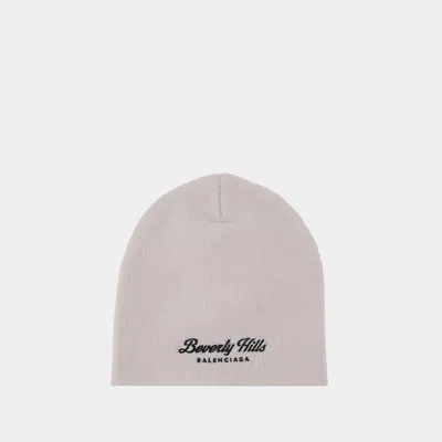 Balenciaga Beverly Hills Beanie In White