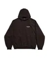 Balenciaga Women's Hoodie Over Beverly Hills Black | Size 2 | 739024tqvs7 In Brown
