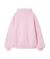 Balenciaga Beverly Hills Embroidered Hoodie In Pink