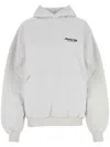Balenciaga Chalk Cotton Sweatshirt In White