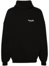 Balenciaga Beverly Hills Oversized Hoodie In Black