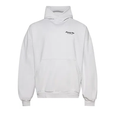 Pre-owned Balenciaga Beverly Hills Oversized Hoodie 'off White/black' | Men's Size 3
