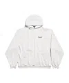 Balenciaga Chalk Cotton Sweatshirt In White