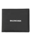 Balenciaga Square Billfold Wallet In Black
