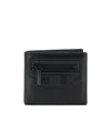 Balenciaga Bi-fold Leather Wallet In Black