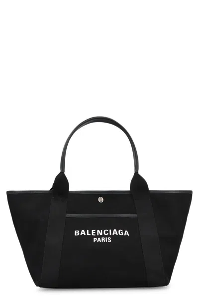 Balenciaga Biarritz Media Canvas Tote Bag