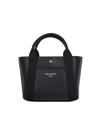 Balenciaga 'biarritz' Small Tote Bag In Black  