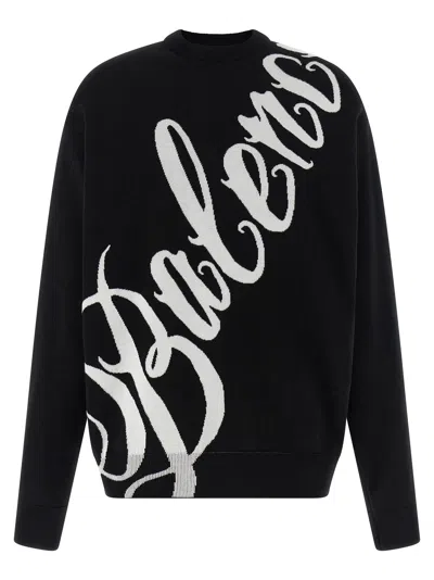 Balenciaga Bicolor Cotton Women's Cardigan In Multi