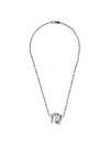 Balenciaga Chain Link Necklace For Women In Metallic