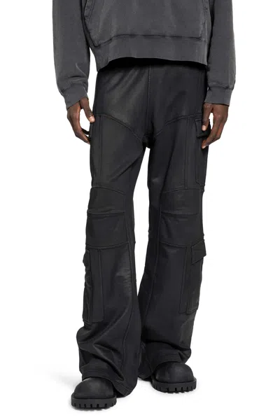 Balenciaga Biker Cargo Sweatpants In Black