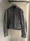 Balenciaga Biker Jacket In Black