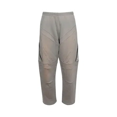 Pre-owned Balenciaga Biker Sweatpants 'grey/white' | Men's Size L